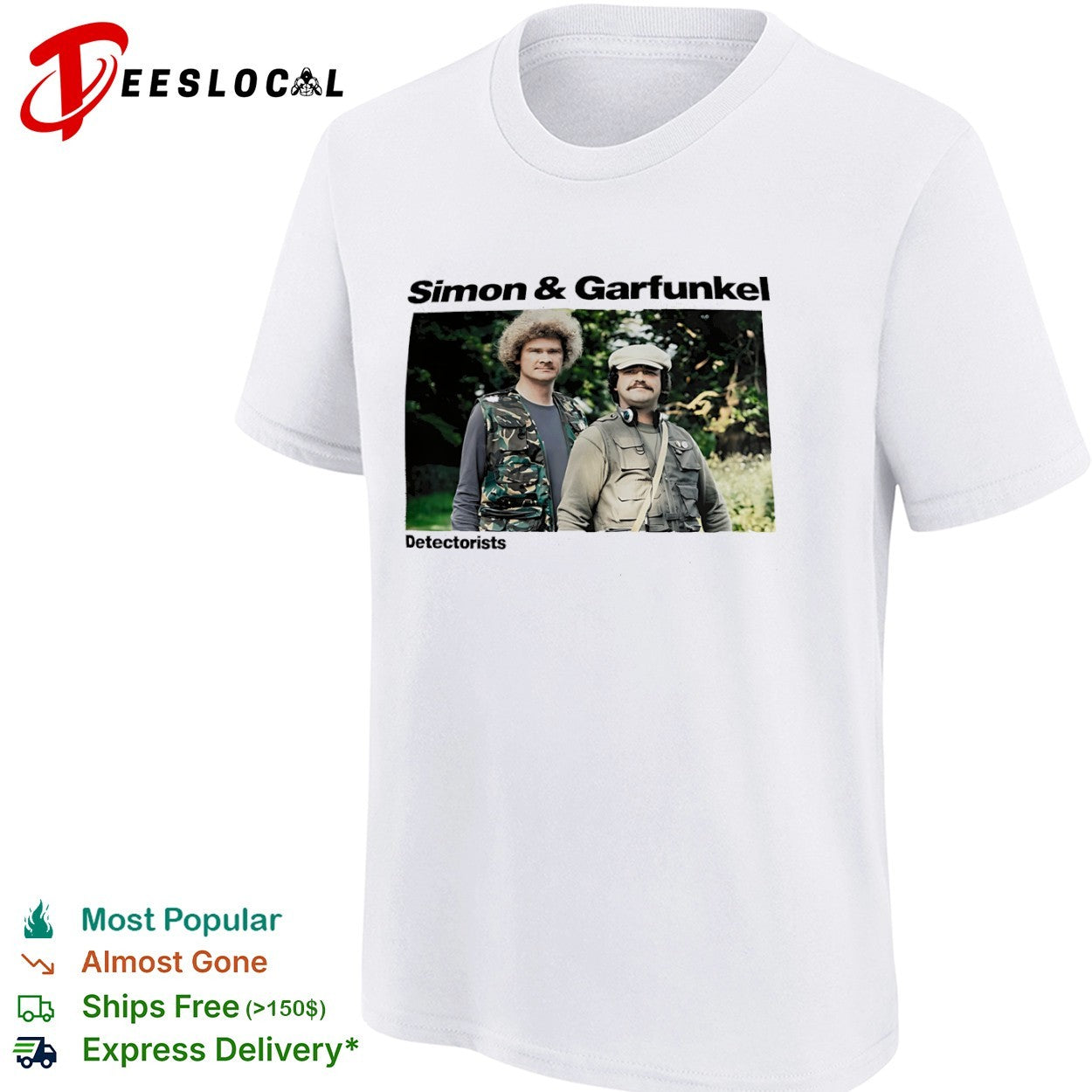 Simon and Garfunkel Detectorists Andy Mackenzie and Lance Stater shirt