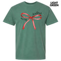 Simple Christmas Bow Comfort Colors T-Shirt 'NLB' Hoodie, Sweatshirt | CiraTrend.com