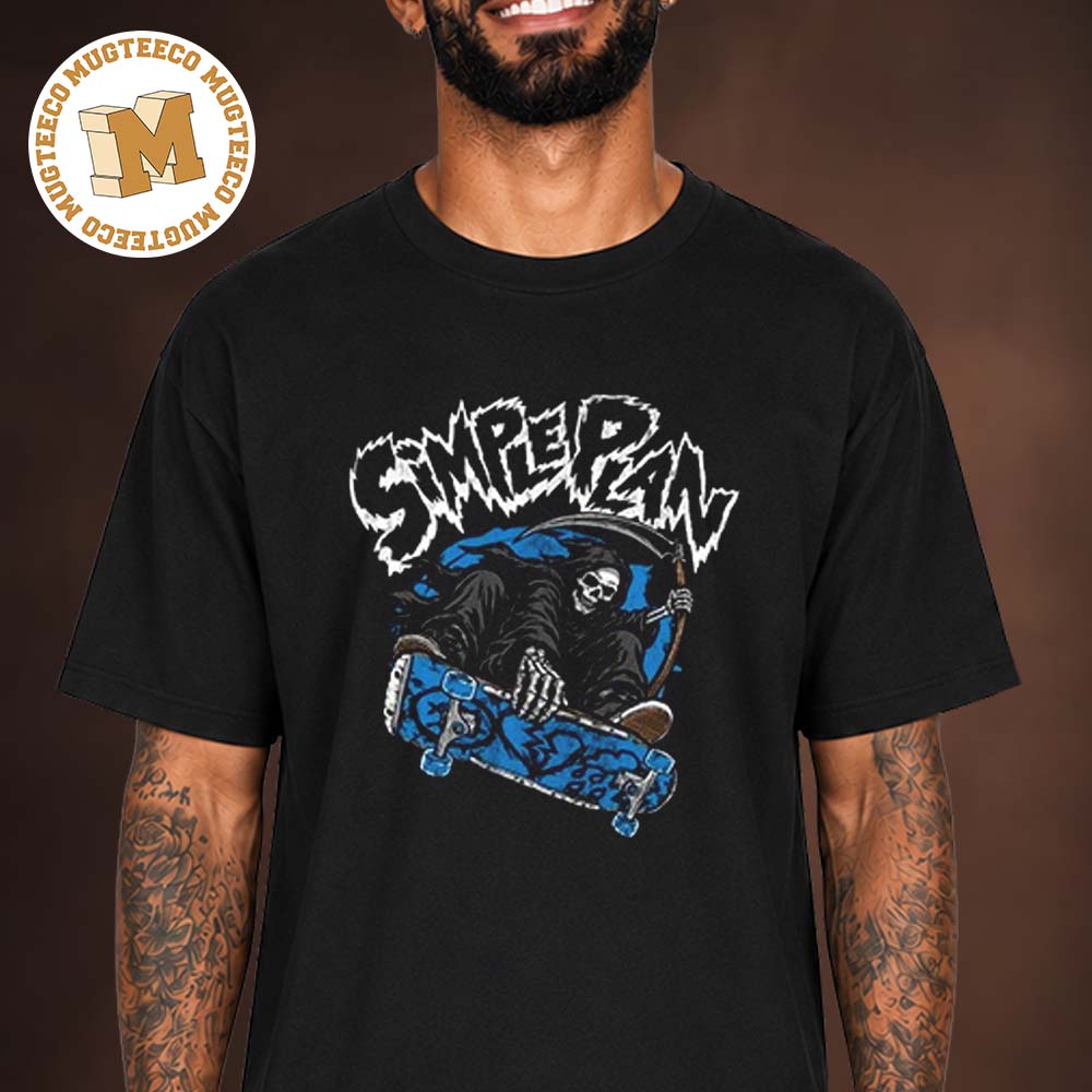 Simple Plan Lasvegas USA Bigger Than You Think Tour Death Skateboarding Unisex T Shirt