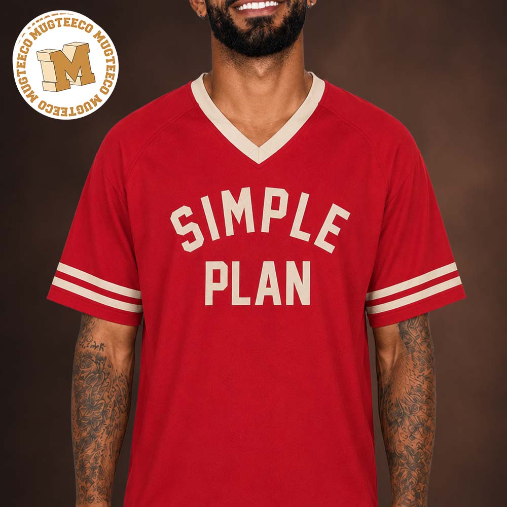 Simple Plan Lasvegas USA Bigger Than You Think Tour Merch Jersey