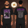 Simple Plan Lasvegas USA Bigger Than You Think Tour Photo Band Two Sided Unisex T Shirt