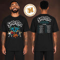 Simple Plan Lasvegas USA Bigger Than You Think Tour Scooby Doo Ghost Two Sided Unisex T Shirt