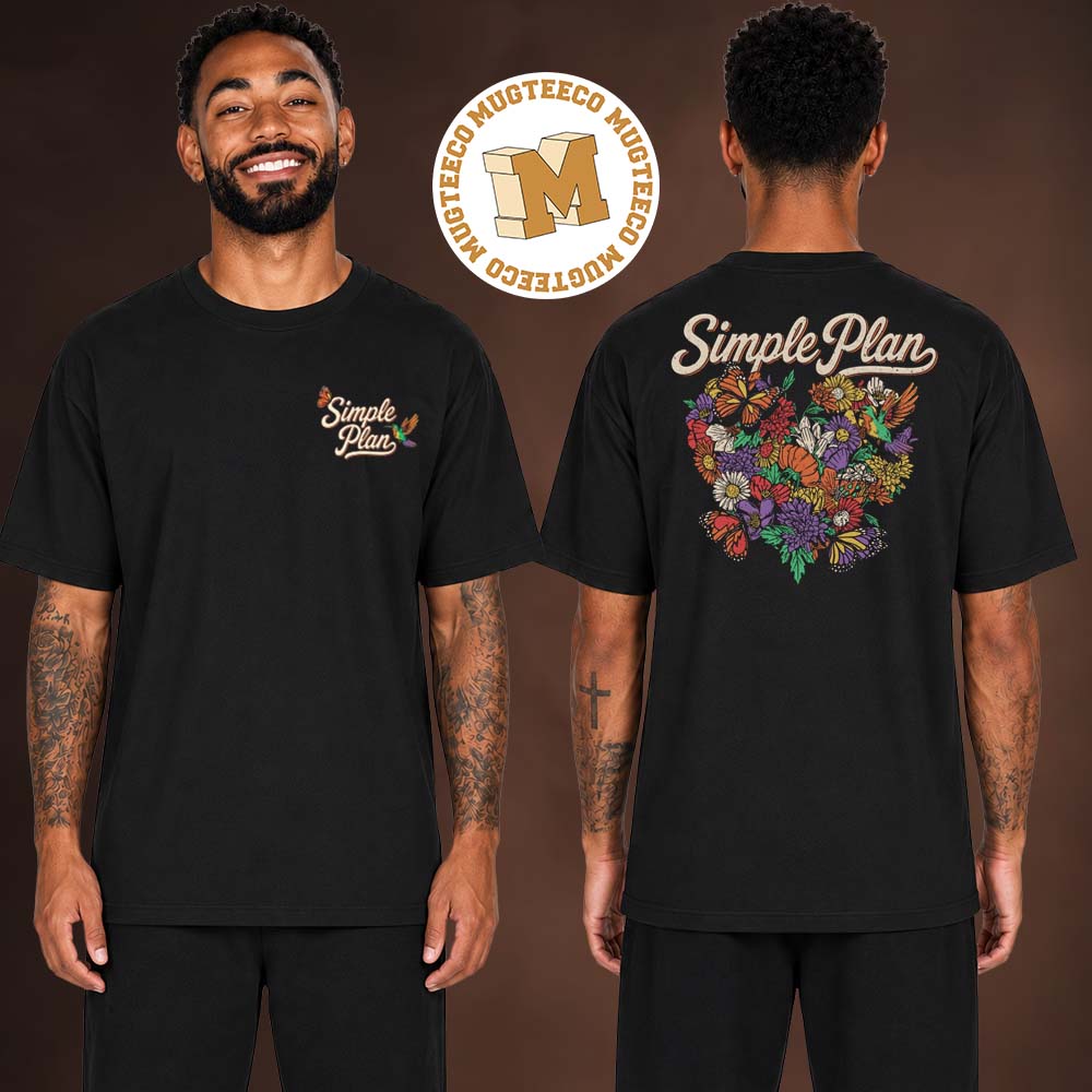Simple Plan Lasvegas USA Bigger Than You Think Tour Two Unisex T Shirt
