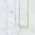 Simple Script Mama Necklace T-Shirts, Hoodie, Sweatshirt | CiraTrend.com