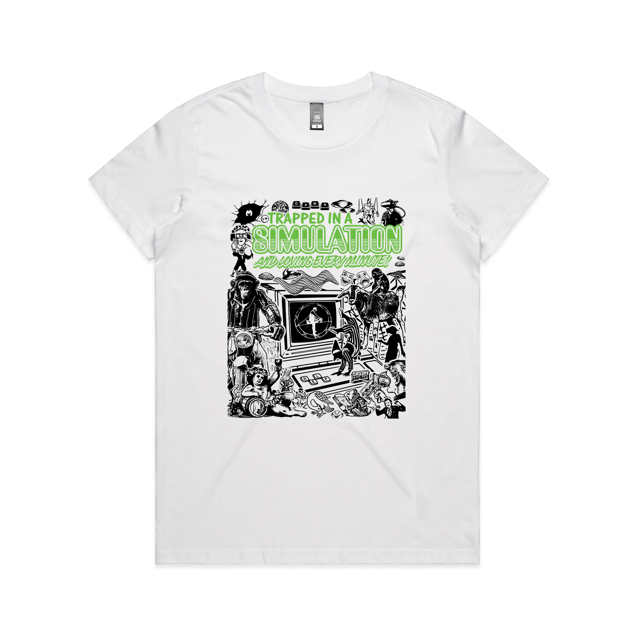 Simulation Tee Hoodie, Sweatshirt | CiraTrend.com (Image 3)
