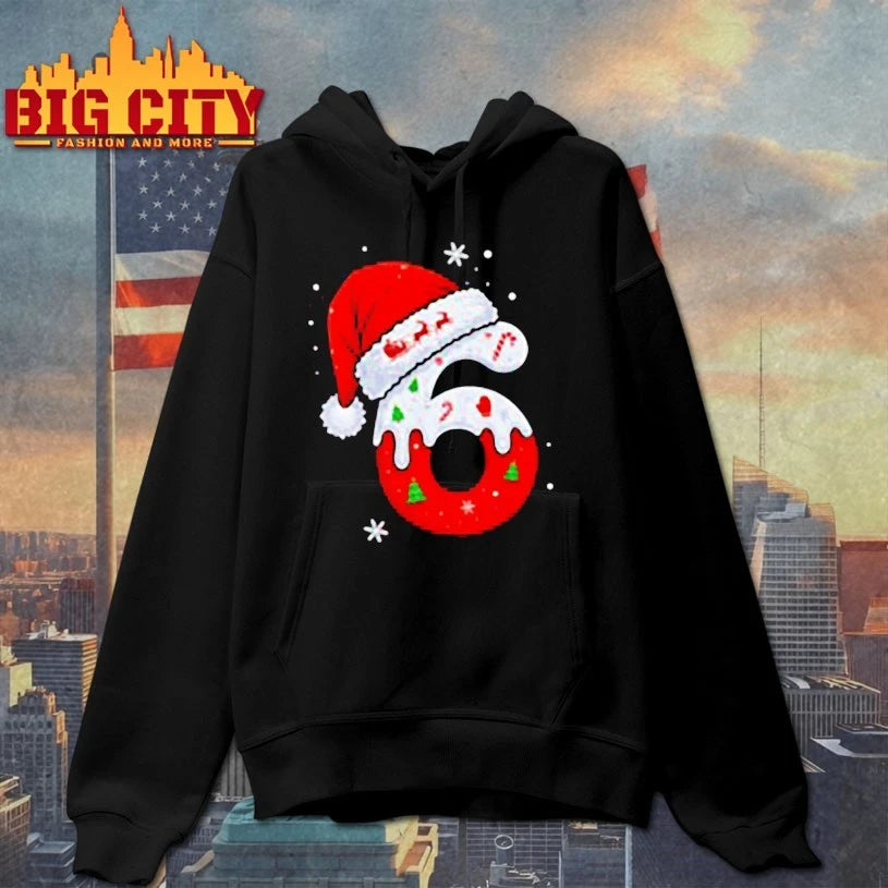 Six Seven Meme santa hat 2025 shirt