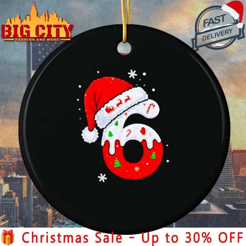 Six Seven Meme santa hat 2025 shirt