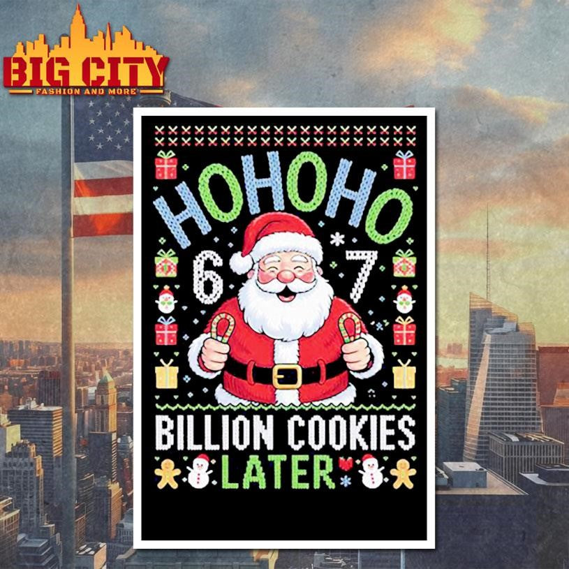 Six Seven Santa 67 Meme Funny Christmas Ugly Xmas Shirt