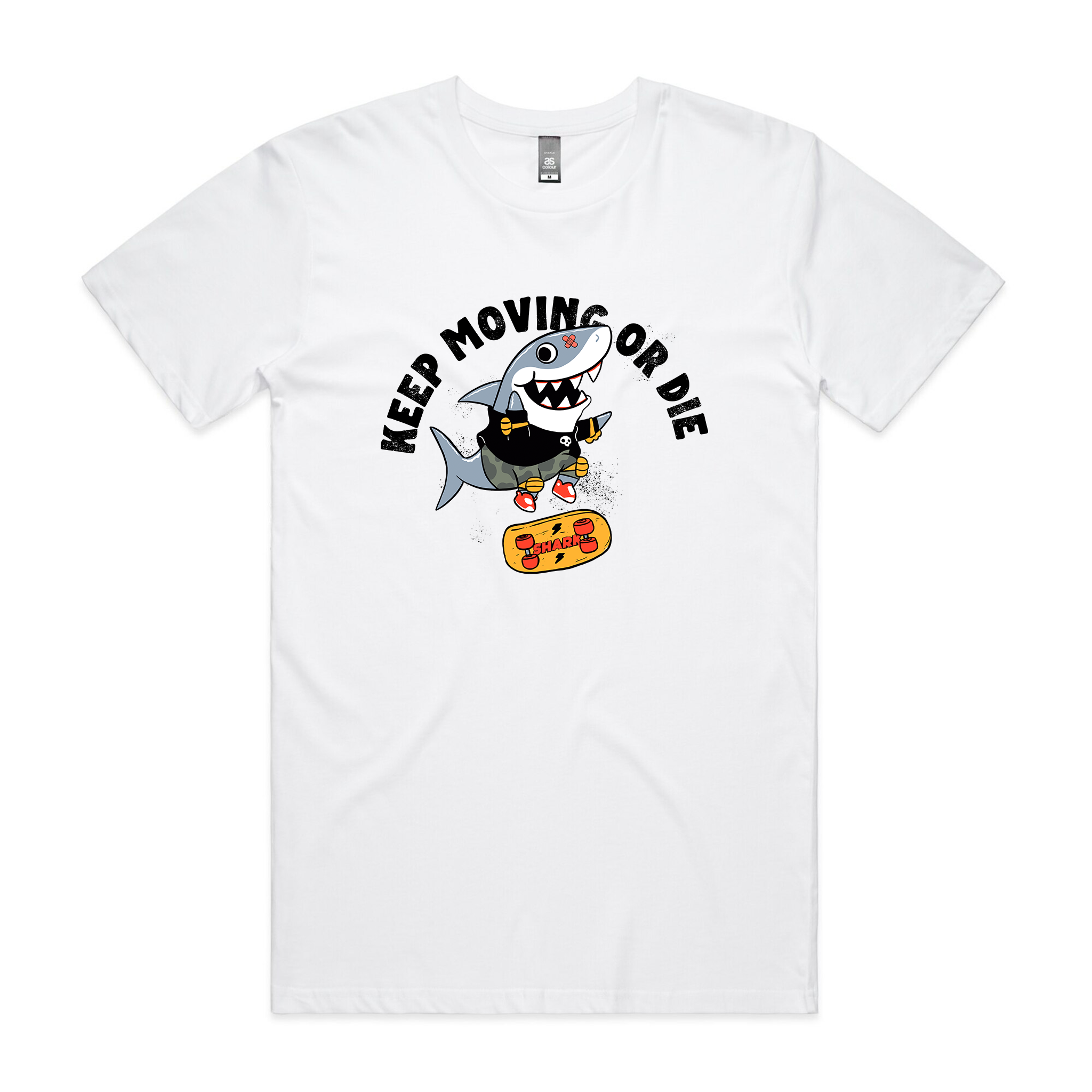 Skater Shark Tee Hoodie, Sweatshirt | CiraTrend.com (Image 1)