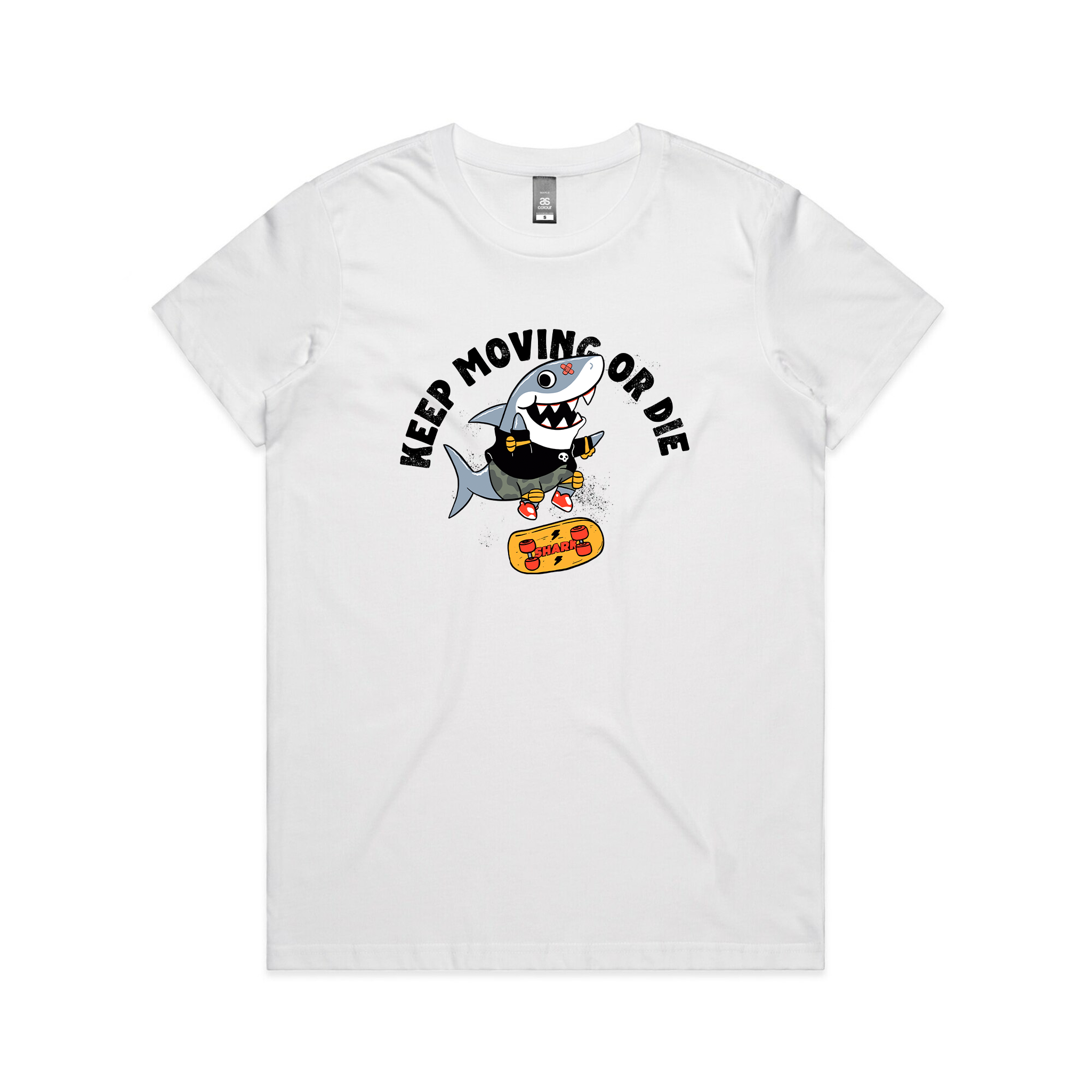 Skater Shark Tee Hoodie, Sweatshirt | CiraTrend.com (Image 3)