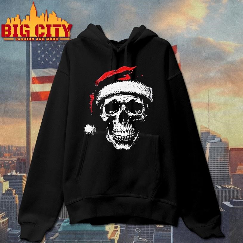 Skeleton Santa Gothic Christmas Shirt