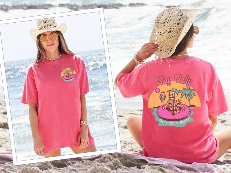 Skeleton Shirt, Summer Shirt, Beach Shirt, Oversized, Trendy, T-shirt, Gift for Her, Shirt Dress, Oversized Shirt