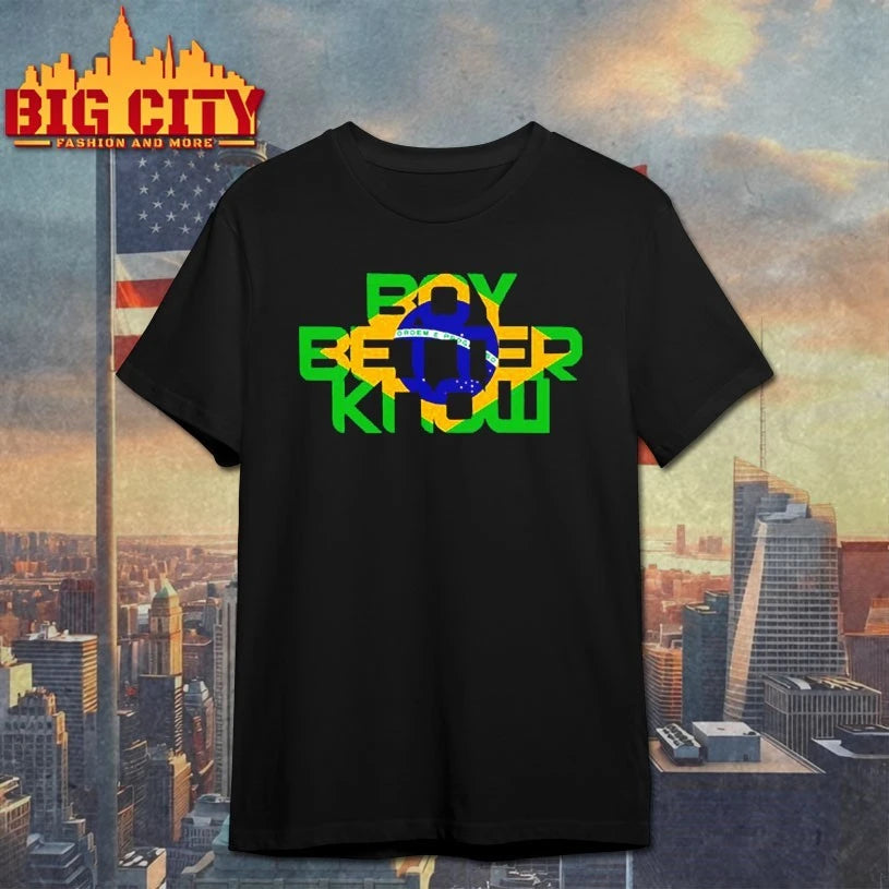 Skepta Boy better know Brazil Flag shirt