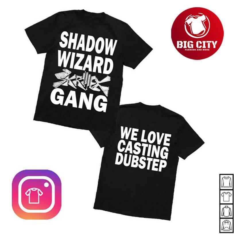 Skrillex Shadow Wizard Skrillex Gang Two Sided Shirt