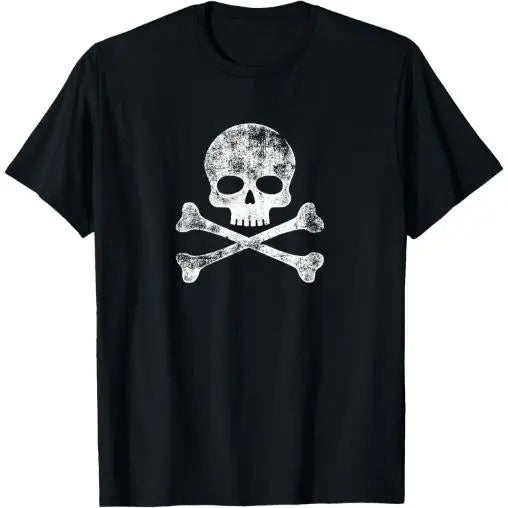 Skull Crossbones Skeleton Jolly Roger T-Shirt Made in USA Hoodie, Sweatshirt | CiraTrend.com