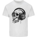 Skull Headphones Gothic Rock Music DJ Mens Cotton T-Shirt Tee Top Made in USA Hoodie, Sweatshirt | CiraTrend.com