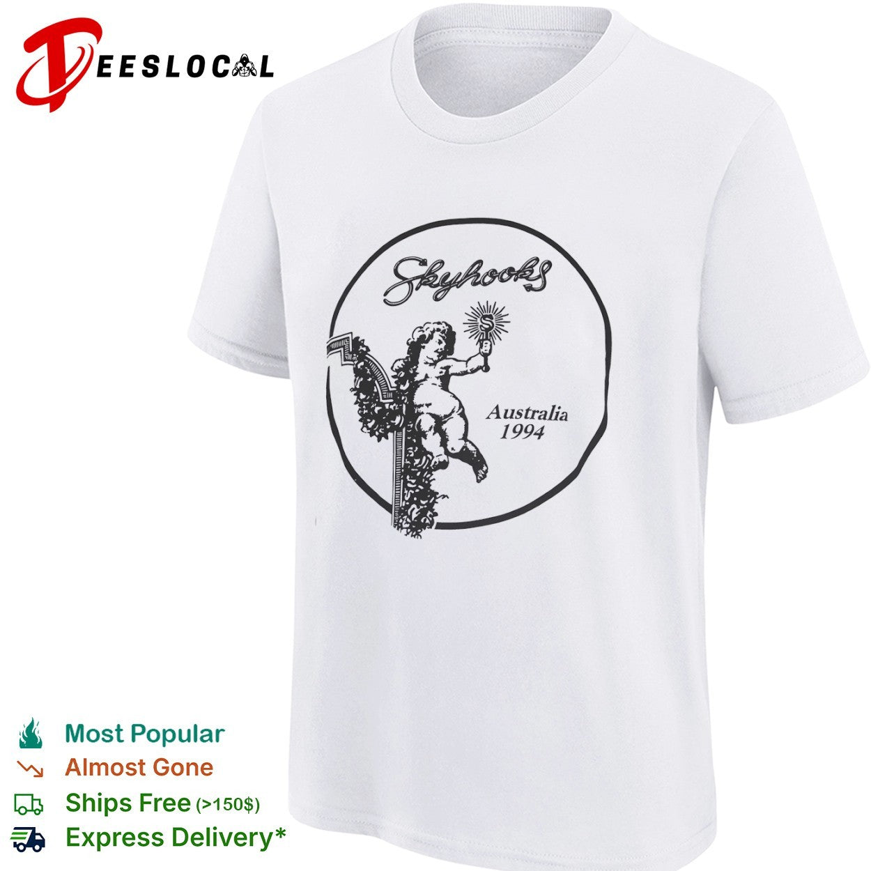 Skyhooks Australia 1994 cherub shirt