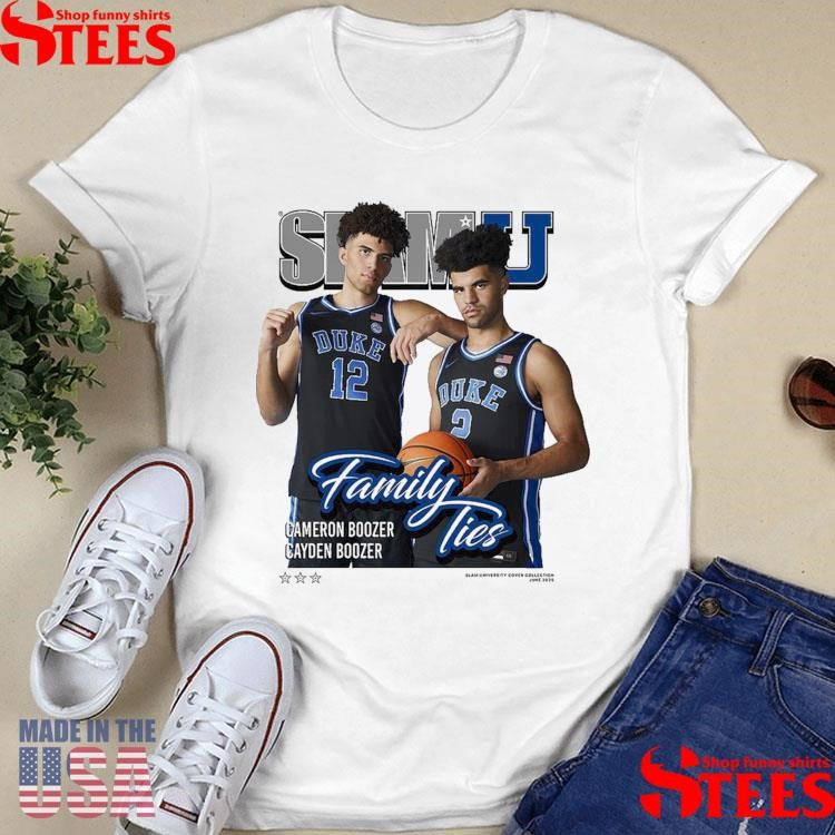 Slam Family Ties Cameron Boozer Cayden Boozer T-shirt