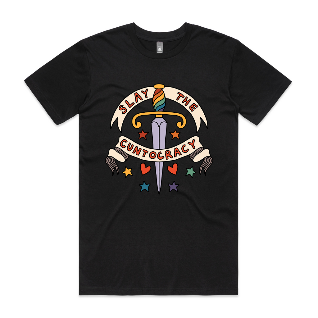 Slay The Cuntocracy Tee Hoodie, Sweatshirt | CiraTrend.com (Image 3)