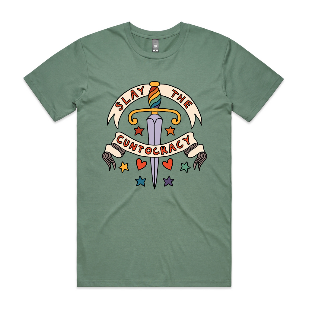 Slay The Cuntocracy Tee Hoodie, Sweatshirt | CiraTrend.com (Image 5)