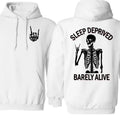 Sleep Deprived Barely Alive Gildan-Unisex Both Side Printed Hoodie Cotton Classic Fabric T-Shirts, Sweatshirt | CiraTrend.com