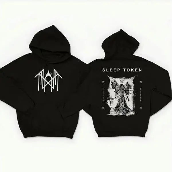 Sleep Token - Reaper Angel - Take Me Back To Eden Print Casual Print Vintage Sweatshirt - Hoodie, Gift For Fan SLT20250...
