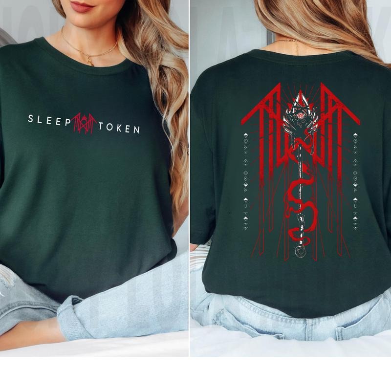 Sleep Token Reaper Angel Shirt Sweatshirt Hoodie, Double-Sided Graphic Unisex Tee, All Seasons Outfit | CiraTrend.com