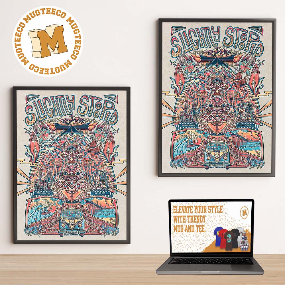Slightly Stoopid Buffalo Ny 2026 Event Poster At Outer Harbor On July 24 2026 Home Decor Poster Canvas
