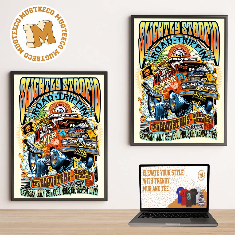 Slightly Stoopid Columbus OH Event Poster At Kemba Live July 25 2026 Home Decor Poster Canvas