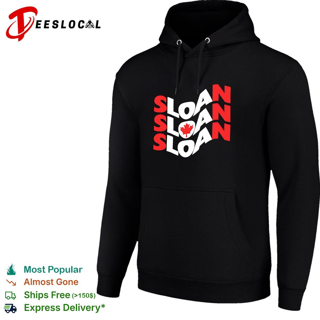 Sloan Canada wave logo band shirt