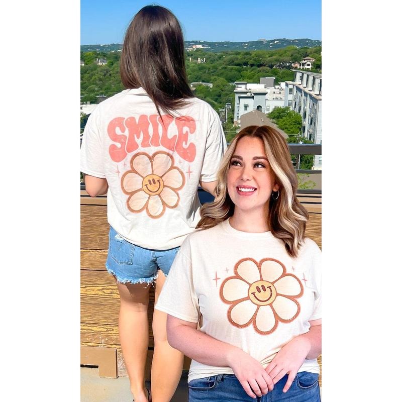 Smile Daisy Sunshine T-Shirt Hoodie, Sweatshirt | CiraTrend.com