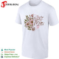 Smokies Baseball Mom Tennessee Smokies Minor League Baseball Floral Logo shirt