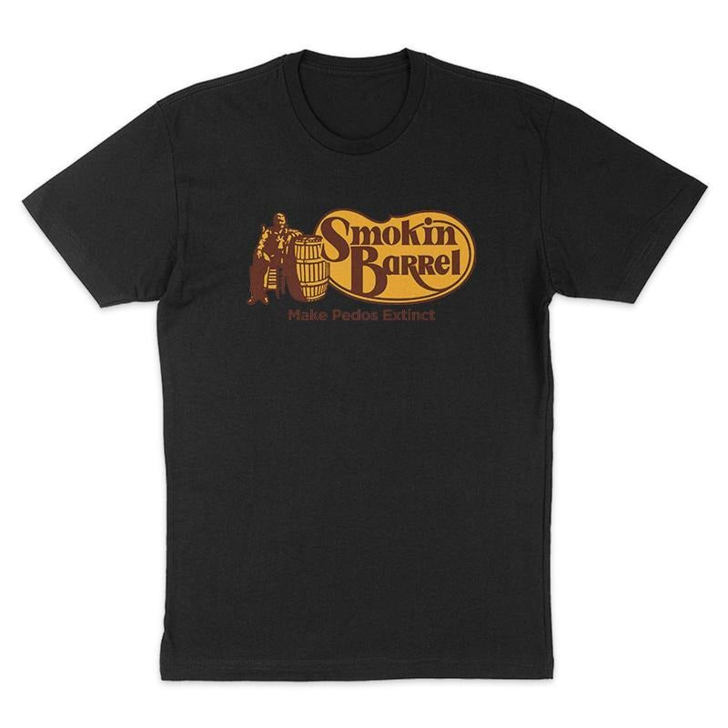 Smokin' Barrel Tee, Funny Shirt, Dark Humor Tee, Hoodie Sweatshirt | CiraTrend.com