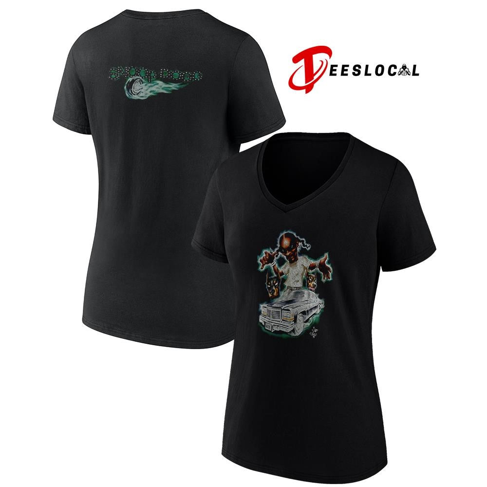 Snoop Dogg character caricature graphic shirt