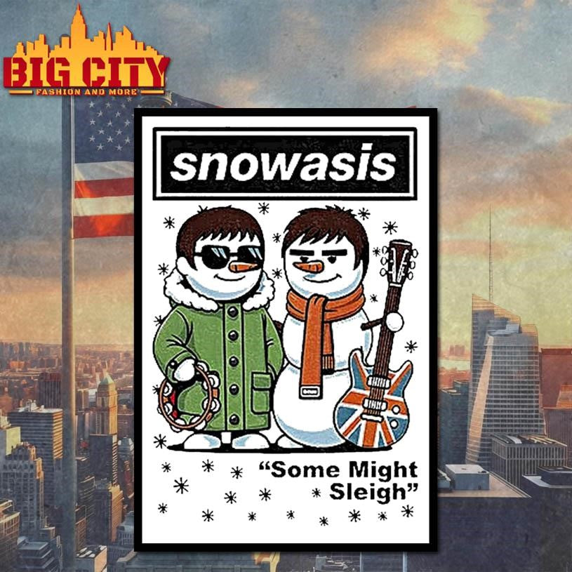 Snowasis Some Might Sleigh Christmas Shirt