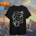 Snowman Stick Figure Cute Shirt