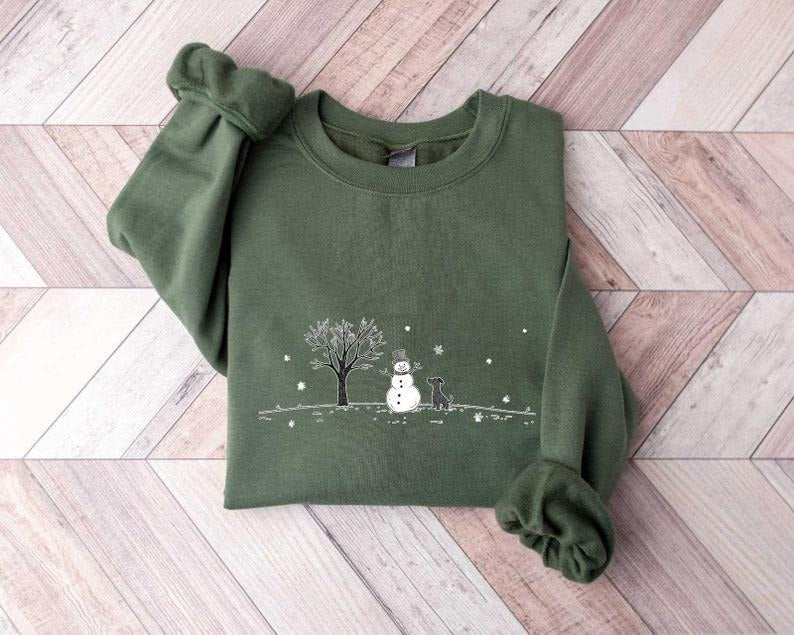 Snowman Sweatshirt, Christmas  Snowman Shirt, Snowman T-Shirt, Christmas Crewneck, Christmas Shirts for Women, Winter...