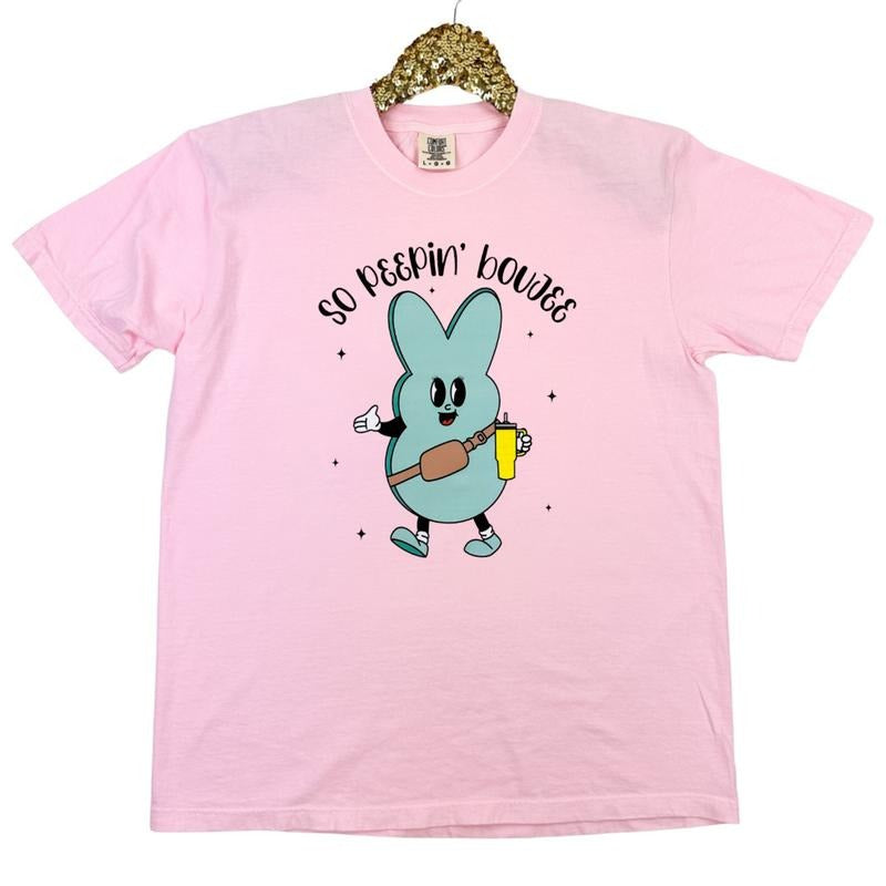 So Peepin' Boujee Comfort Colors T-Shirt Hoodie, Sweatshirt | CiraTrend.com