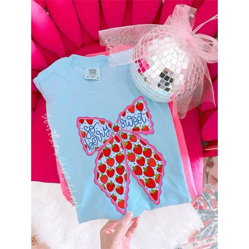 So berry sweet T shirt  | Light Blue comfort colors T shirt top Hoodie, Sweatshirt | CiraTrend.com