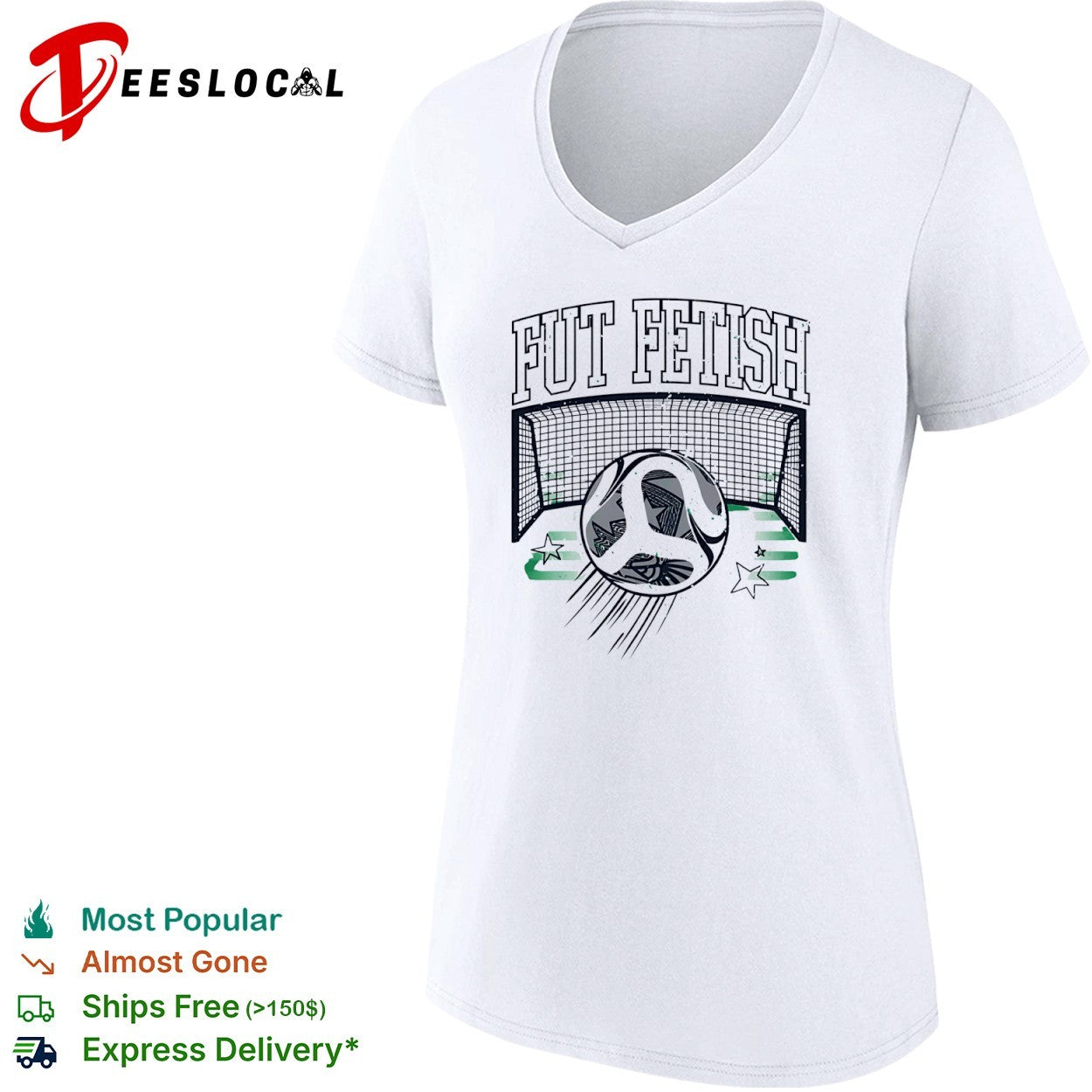Soccer fut fetish goal net shirt