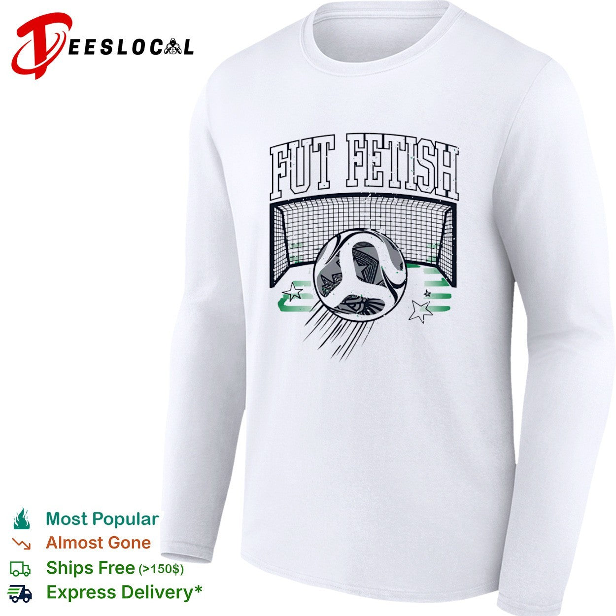 Soccer fut fetish goal net shirt