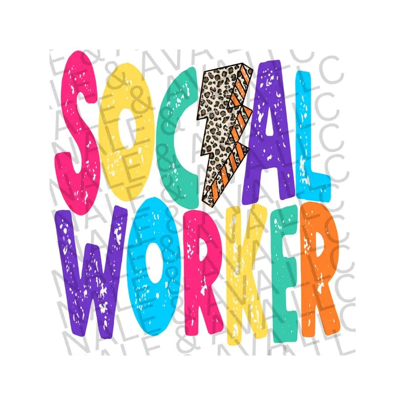 Social Worker Direct to Film Transfer T-Shirts, Hoodie, Sweatshirt | CiraTrend.com