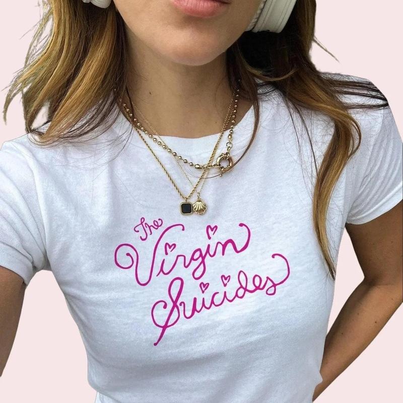 Sofia Coppola Baby Tee The Virgin Suicides Film Baby tee Coquette Cute Hand Drawn Typography Hoodie, Sweatshirt
