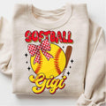 Softball Gigi Sweatshirt Retro Softball Mama Softball Coquette Game Day Softball Grandma Gift T-Shirts, Hoodie