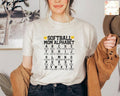 Softball Mom Alphabet Shirt Sport Shirt Softball Team Shirt Softball Game Softball Player Shirt Game Day Shirt Softball Mom Shirt T-Shirts, Hoodie, Sweatshirt