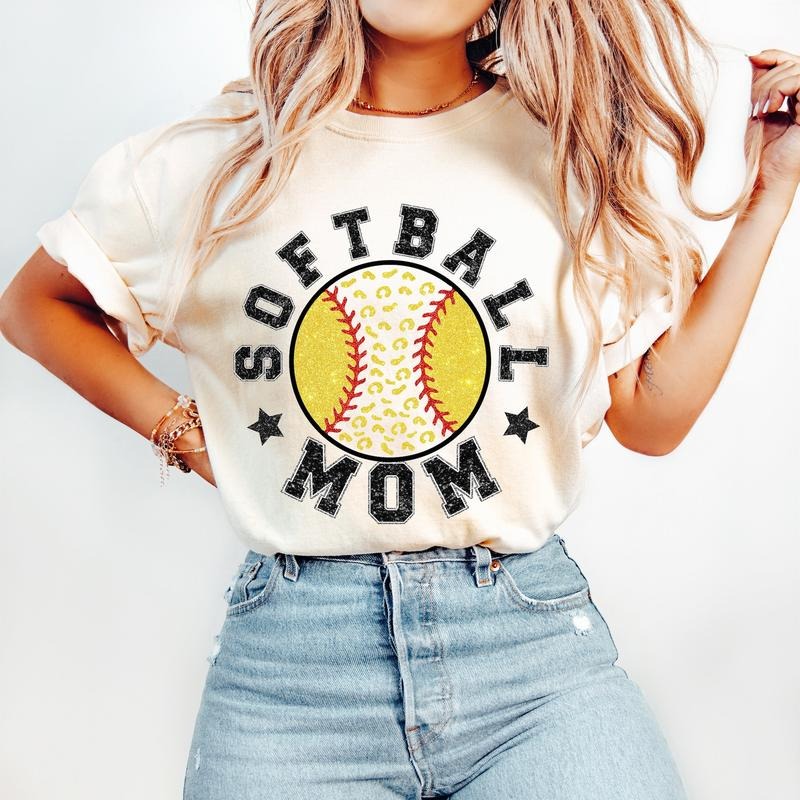 Softball Mom T-Shirt, Softball T-Shirt, Sports T-Shirt, Softball Mama T-Shirt Hoodie, Sweatshirt | CiraTrend.com