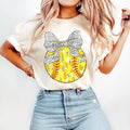 Softball T-Shirt, Softball Coquette Bow T-Shirt, Softball Bow T-Shirt, Game Day T-Shirt, Softball Mama T-Shirt, Softball...