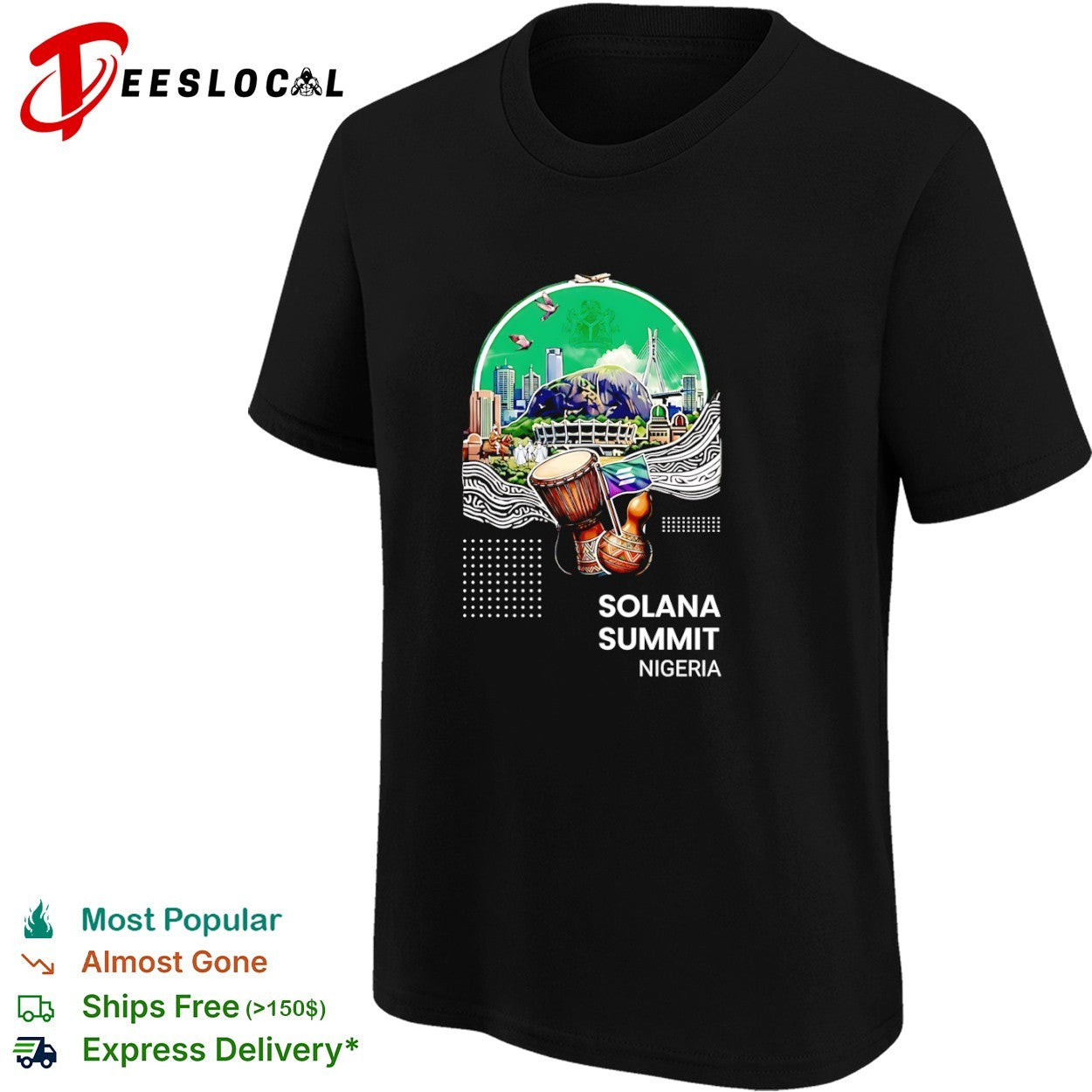 Solana summit Nigeria drum shirt