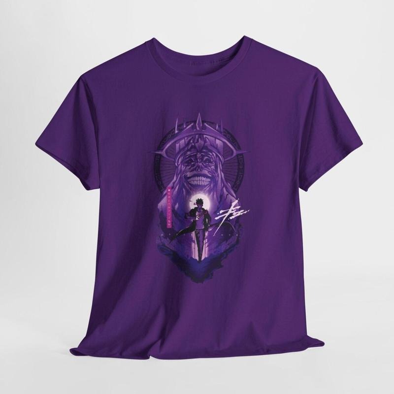 Solo Leveling Shirt, Sung Jinwoo Shirt, Anime Graphic Tees, Anime Shirt, Gift For Him, Gift For Her, Unisex Shirt, Anime...