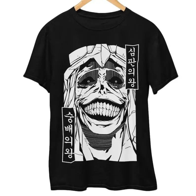 Solo Leveling T-Shirt, Anime Shirt, Statue of God, Fire Style, Graphic Anime Tee Hoodie, Sweatshirt | CiraTrend.com